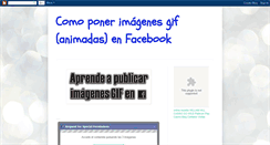 Desktop Screenshot of facebook-gif.blogspot.com