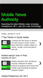 Mobile Screenshot of mobilenewsauthority.blogspot.com