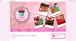 Desktop Screenshot of dalissacuppacake.blogspot.com