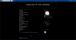 Desktop Screenshot of dancinginthemirror.blogspot.com
