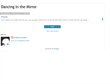 Tablet Screenshot of dancinginthemirror.blogspot.com
