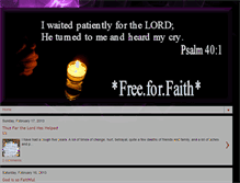 Tablet Screenshot of freeforfaith.blogspot.com