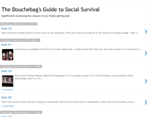 Tablet Screenshot of douchebagsurvivalguide.blogspot.com