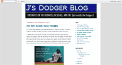 Desktop Screenshot of jsdodgerblog.blogspot.com