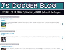 Tablet Screenshot of jsdodgerblog.blogspot.com