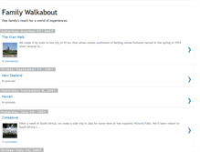 Tablet Screenshot of familywalkabout.blogspot.com