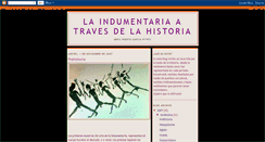 Desktop Screenshot of indumentariahistoria.blogspot.com