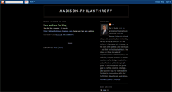 Desktop Screenshot of madison-philanthropy.blogspot.com