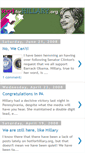Mobile Screenshot of hotforhillary.blogspot.com