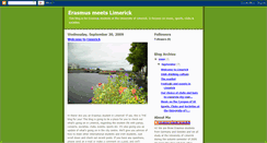 Desktop Screenshot of erasmuslimerick.blogspot.com