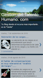 Mobile Screenshot of gestion-talento-humano.blogspot.com