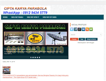 Tablet Screenshot of ciptakaryaparabola46.blogspot.com