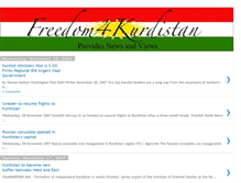Tablet Screenshot of freedom4kurdistan.blogspot.com