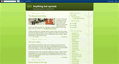 Desktop Screenshot of anythingbutsprouts.blogspot.com