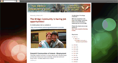 Desktop Screenshot of bridgecommunity.blogspot.com