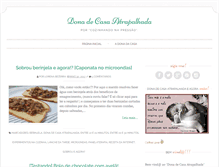 Tablet Screenshot of cozinhandonapressao.blogspot.com