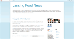 Desktop Screenshot of lansingfoodnews.blogspot.com