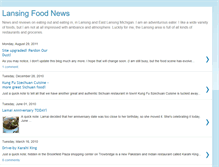 Tablet Screenshot of lansingfoodnews.blogspot.com