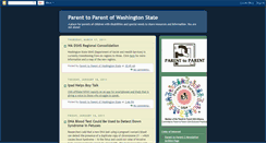 Desktop Screenshot of parent2parentwa.blogspot.com