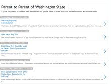 Tablet Screenshot of parent2parentwa.blogspot.com