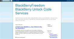 Desktop Screenshot of blackberryfreedom.blogspot.com