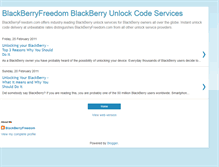Tablet Screenshot of blackberryfreedom.blogspot.com