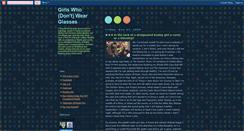 Desktop Screenshot of girlswhodontwearglasses.blogspot.com