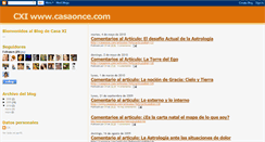 Desktop Screenshot of casaonce-cxi.blogspot.com