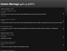 Tablet Screenshot of islamicmarriage.blogspot.com