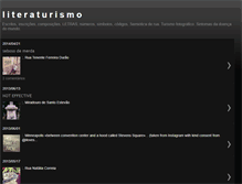 Tablet Screenshot of literaturismo.blogspot.com