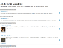 Tablet Screenshot of mrferrellsclass.blogspot.com