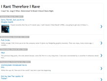 Tablet Screenshot of i-rant-therefore-i-rave.blogspot.com