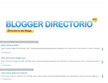 Tablet Screenshot of bloggerdirectorio.blogspot.com