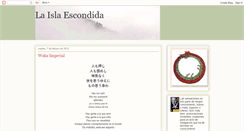 Desktop Screenshot of laislaescondida.blogspot.com