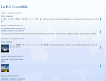 Tablet Screenshot of laislaescondida.blogspot.com
