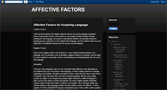 Desktop Screenshot of affectivefactors-duygucan.blogspot.com