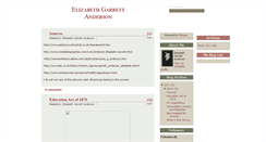 Desktop Screenshot of 1elizabethgarrettanderson.blogspot.com