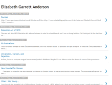 Tablet Screenshot of 1elizabethgarrettanderson.blogspot.com