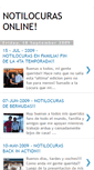 Mobile Screenshot of notilocuras.blogspot.com