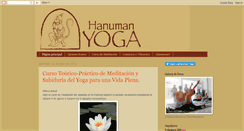 Desktop Screenshot of hanumanyoga.blogspot.com