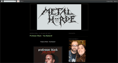 Desktop Screenshot of metalhordezine.blogspot.com