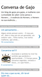 Mobile Screenshot of conversadegajo.blogspot.com