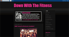 Desktop Screenshot of downwiththefitness.blogspot.com