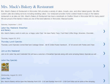 Tablet Screenshot of mrsmacksbakery.blogspot.com