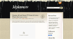 Desktop Screenshot of 3dplasmatv.blogspot.com