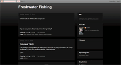 Desktop Screenshot of fishingforfreshwaterfish.blogspot.com