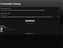 Tablet Screenshot of fishingforfreshwaterfish.blogspot.com