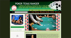 Desktop Screenshot of pokertexasranger.blogspot.com