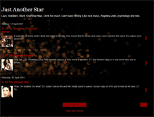 Tablet Screenshot of irunwithscissors-justanotherstar.blogspot.com