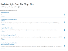 Tablet Screenshot of kadinlaraozel.blogspot.com